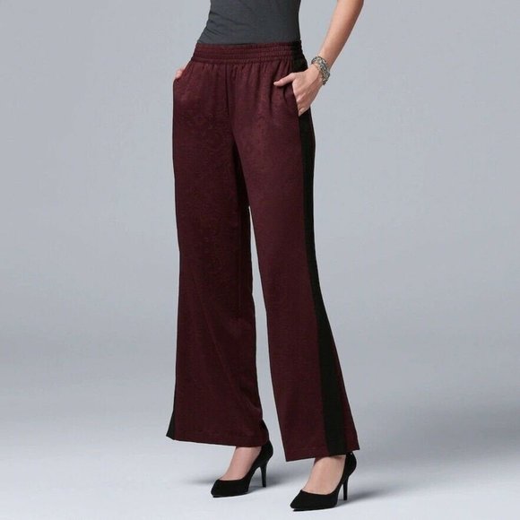 Simply Vera Vera Wang Other - Simply Vera by Vera Wang NWT XL High Rise Wine Lounge Pants: 5023
